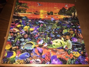 This puzzle of fish had lots of different shapes to create a unified picture. People are also similar. We are designed to be unique and beautiful.