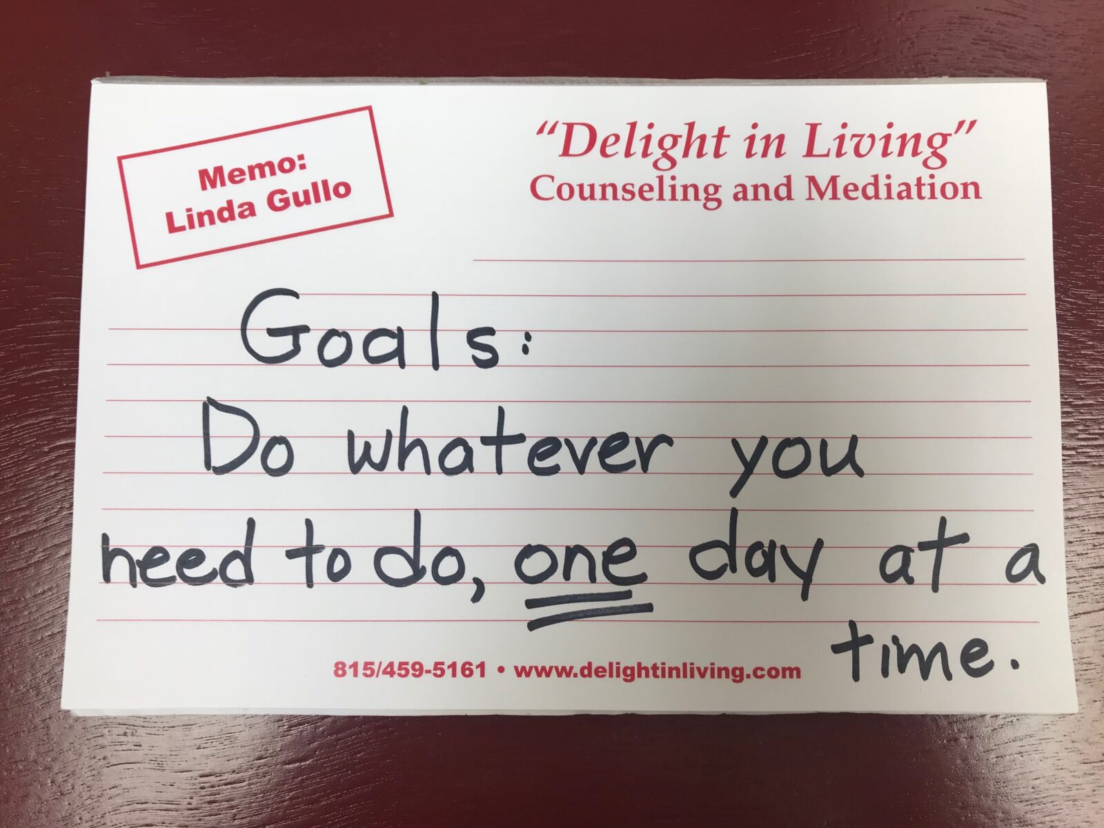 The Secret of Accomplishing Goals